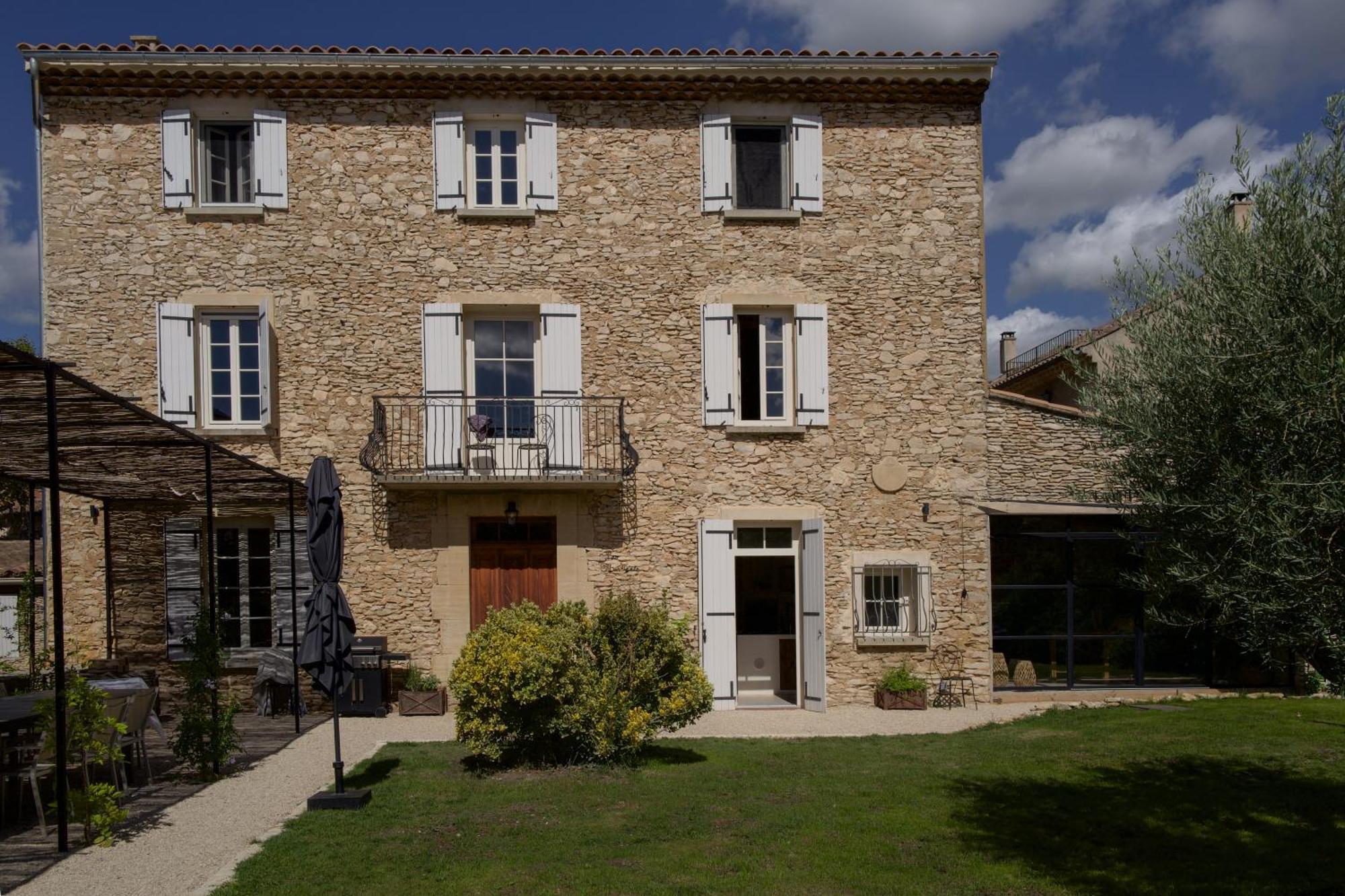 Provenzalisches Landhaus Les Martinets Am Fusse Des Mont Ventoux Villes-sur-Auzon المظهر الخارجي الصورة